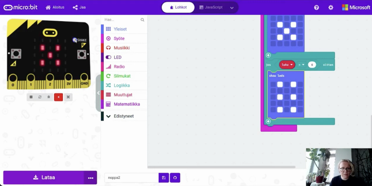 Microbit osa 5, muuttujat ja ehdot